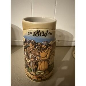 Vintage Miller Genuine Draft Lewis And Clark 1804 Birth Of A Nation Beer Stein